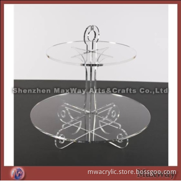 Pure 2 Tiers Acrylic Cupcake Stand